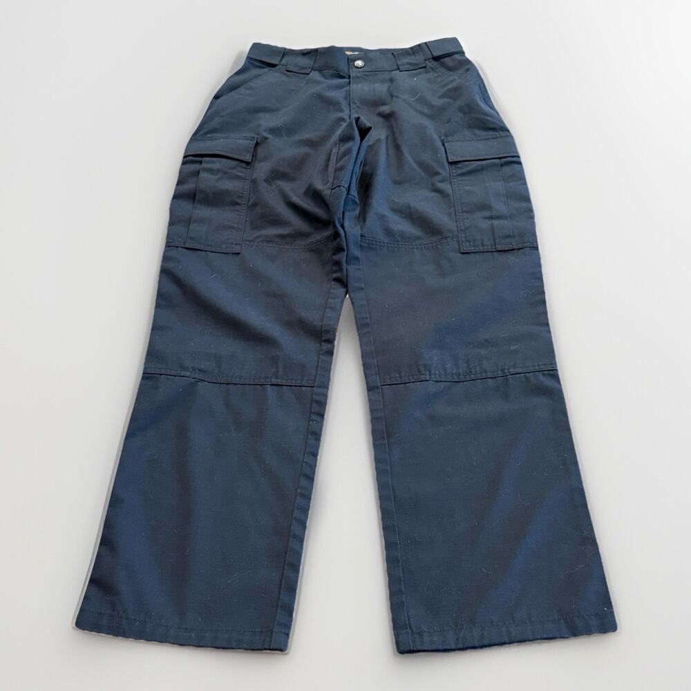 5.11 Tactical Series Womens Navy Blue Cargo Pants Medium Waist Size 31 1/2-35